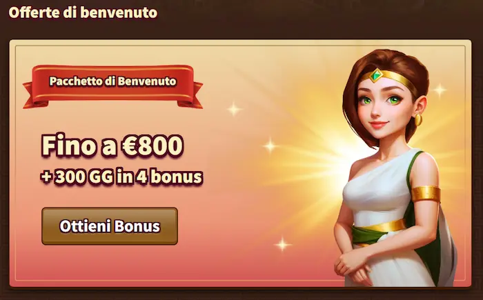 My Empire Casino Italy bonuses