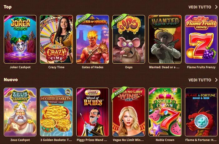 MyEmpire Casino Italy Giochi